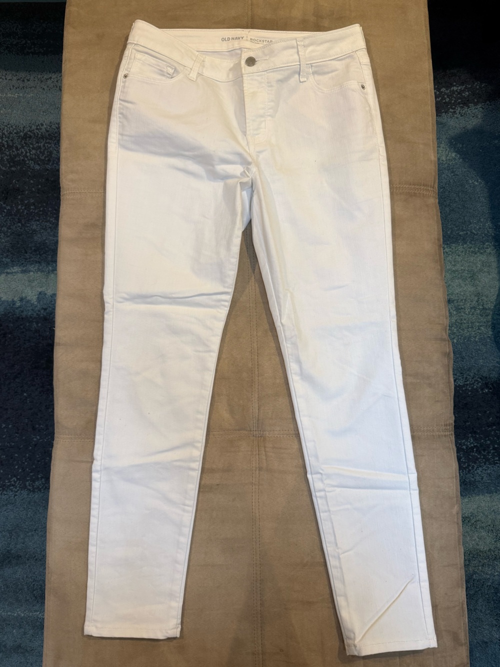 Old Navy White Rockstar Women's Skinny Jeans